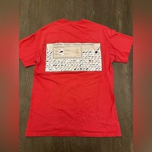 COLUMBIA RED FISHING LURES TSHIRT - Size Medium SKU:489